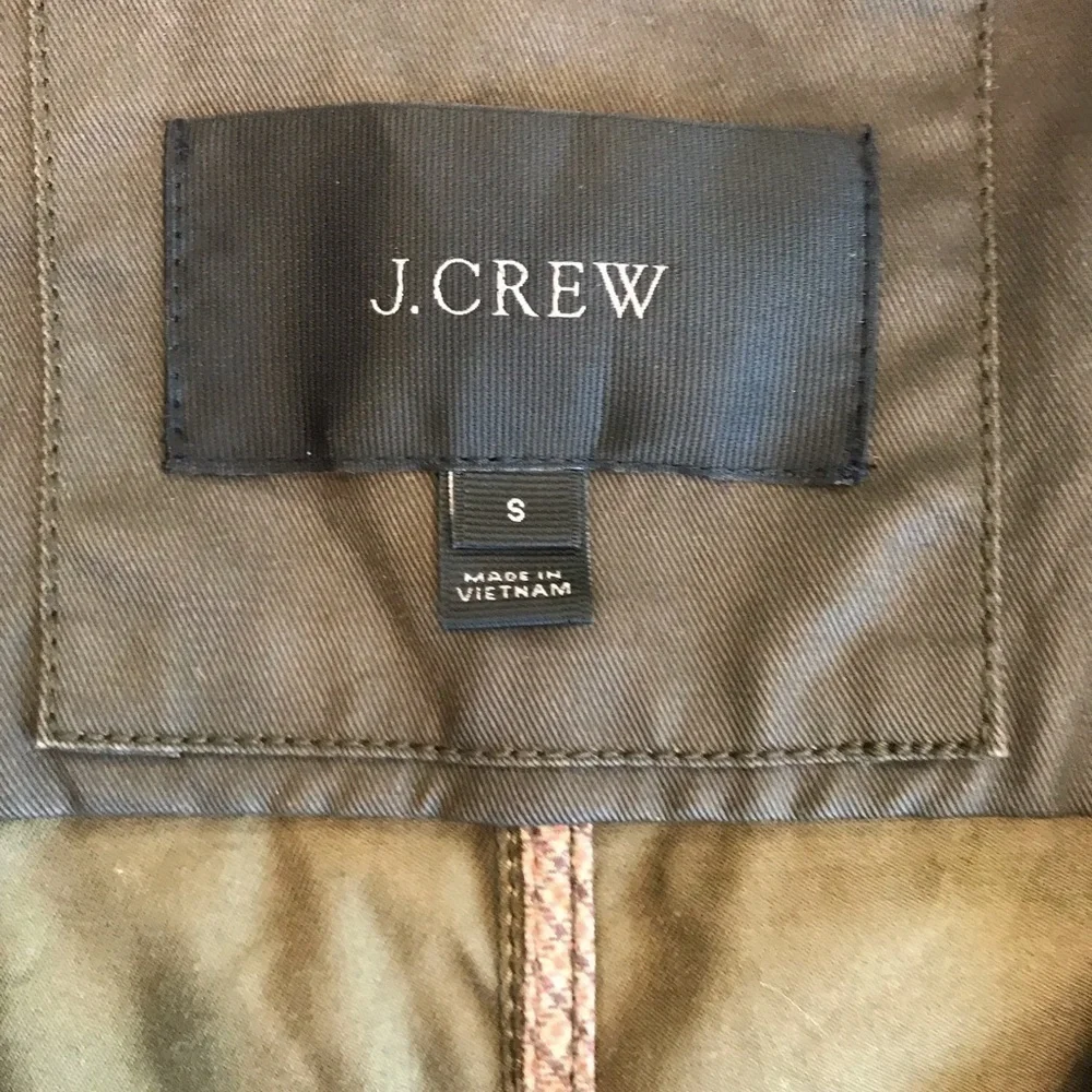 𝅺JCREW Military Jacket with gold buttons